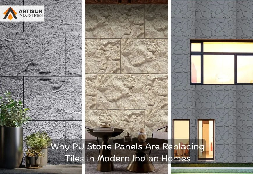 Why PU Stone Panels Are Replacing Tiles in Modern Indian Homes