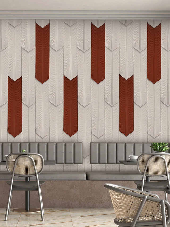 3D Feather Forge PU Wall Panel