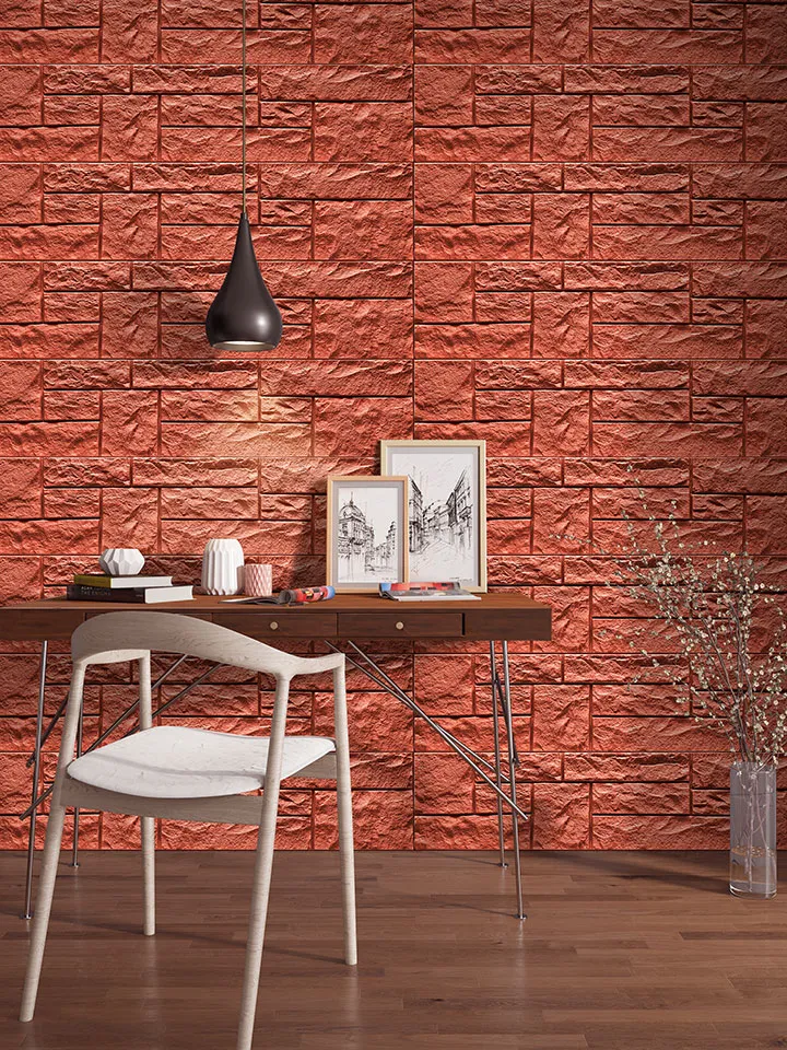 Herringbone Haven PU Wall Panel